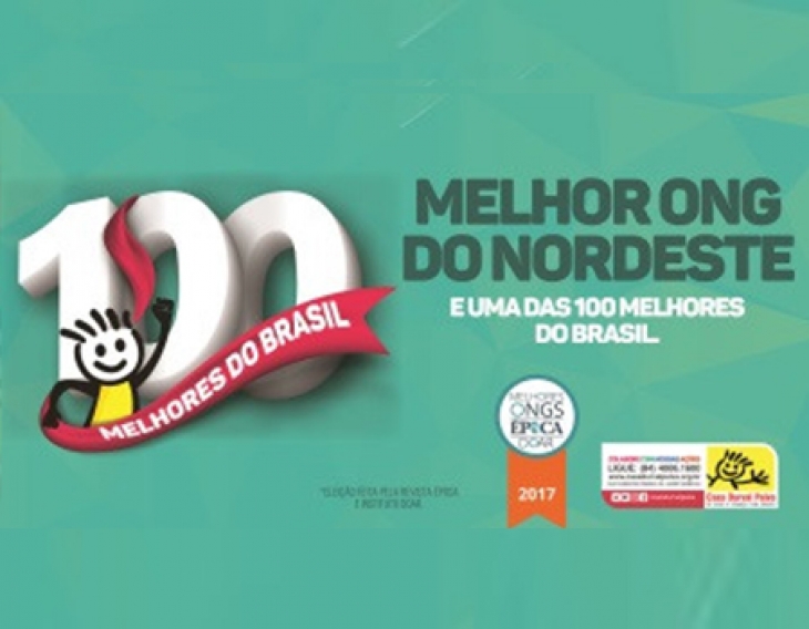 Casa Durval Paiva is awarded among the 100 Best NGOs in Brazil