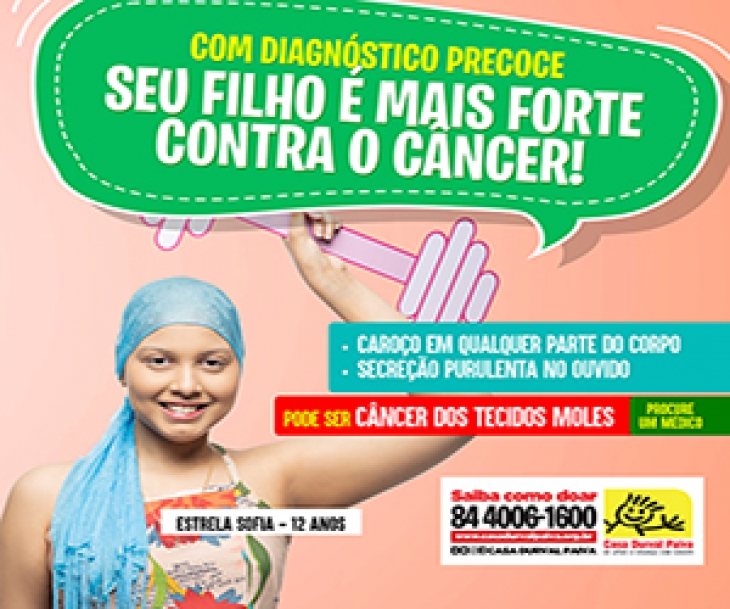 Casa Durval Paiva alerta sobre diagnóstico precoce do Câncer dos Tecidos Moles